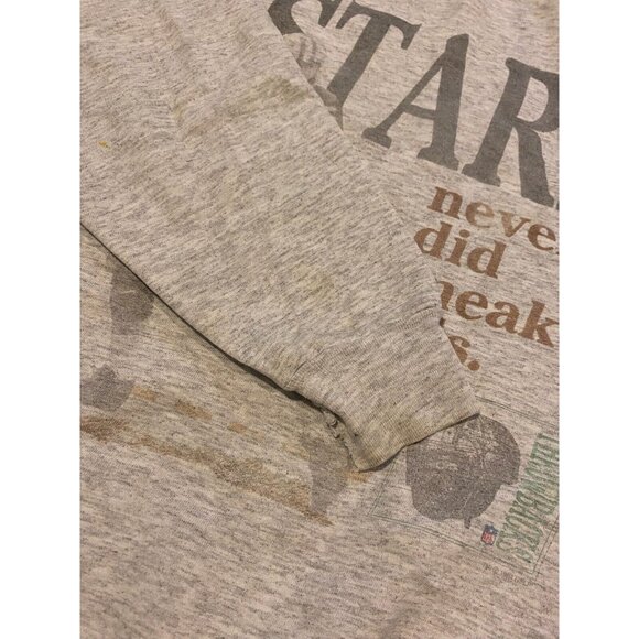 Vintage Green Bay Packers sweatshirt extra large Bart Starr gray 90s mens adult - Picture 9 of 14